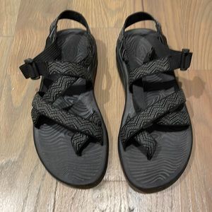Chaco Z2 Classic Sandals - Black and White Pattern